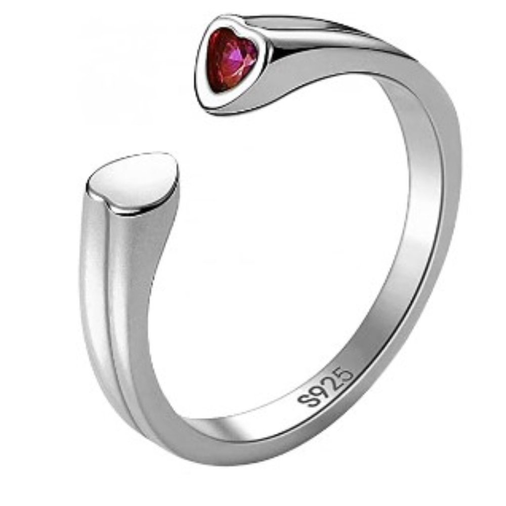 Beautiful 925 Sterling Silver Heart Ring ❤️